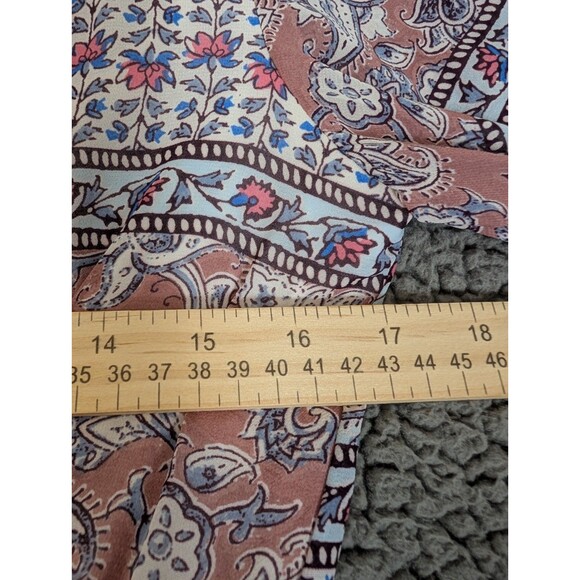 Love Reign Maxi Dress Patchwork Quilt Cottagecore Prairie Western Size Med - Picture 10 of 15